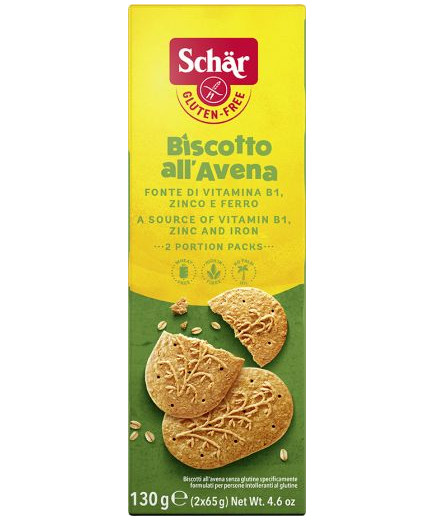 SCHAR BISCOTTO AVENA GR 130 S/GLUTINE