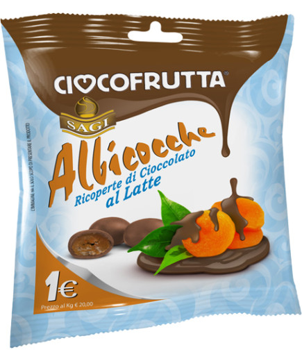 SAGI ALBICOCCHE CIOCOFRUTTAAL LATTE GR.50 Â¤ 1,00