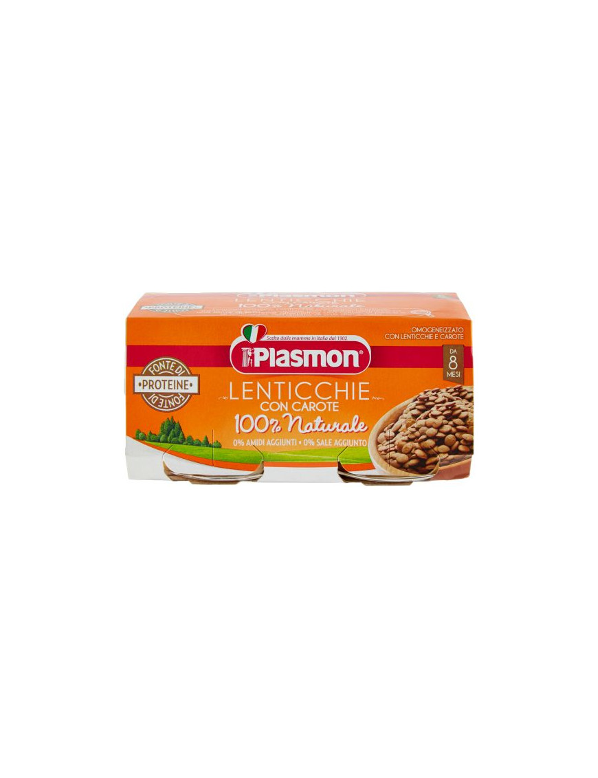 Plasmon Omogeneizzati Lenticchie gr.80X2