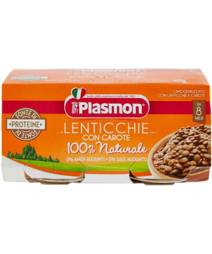 Plasmon Omogeneizzati Lenticchie gr.80X2