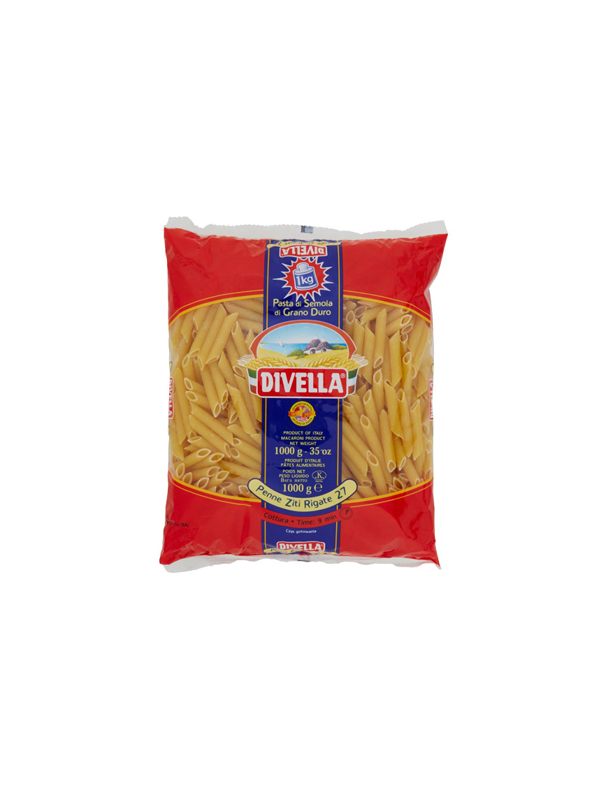DIVELLA PENNE ZITI RIGATE KG.1 NÂ°27