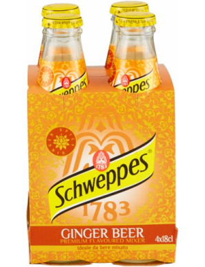 SCHWEPPES GINGER BEER CL.18X4