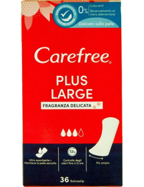 CAREFREE SALVASLIP PLUS LARGE36PZ.