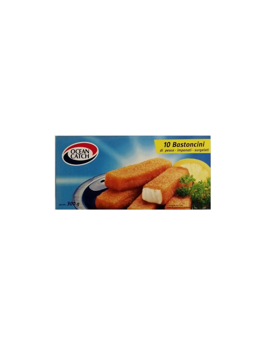 BASTONCINI DI MERLUZZO IMPANATI X10 GR.300  - OCEAN CATCH -