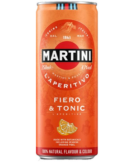 MARTINI FIERO & TONIC CL.25 LATTINA