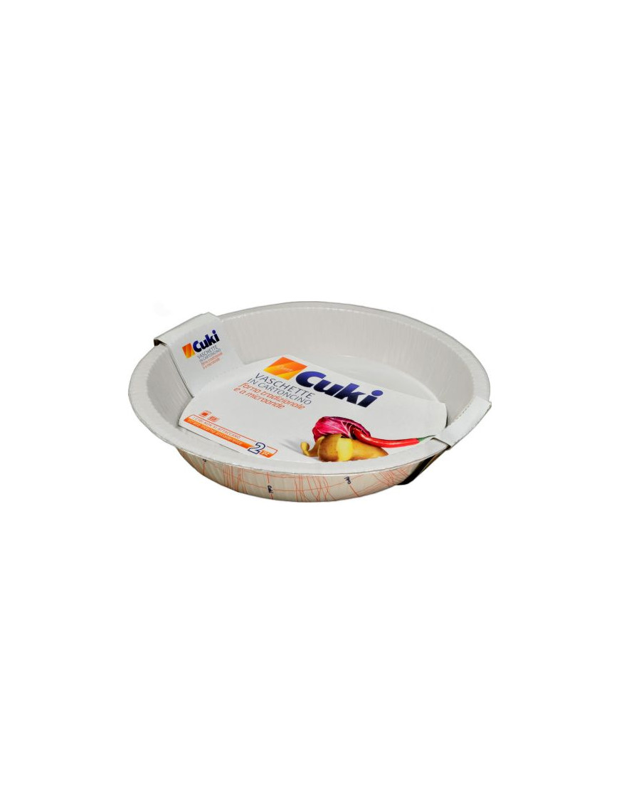 CUKI VASCH/CARTONCINO S/C TC59 TORTA X2PZ. MICROONDE