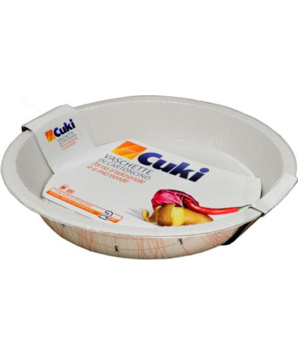 CUKI VASCH/CARTONCINO S/C TC59 TORTA X2PZ. MICROONDE