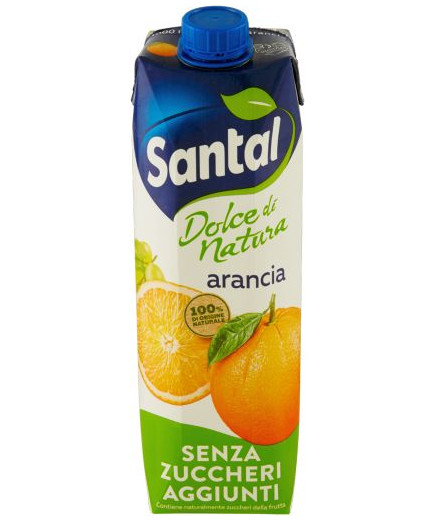 SANTAL SUCCO LT.1 ARANCIA S/ZUCCHERI AGG. BRIK