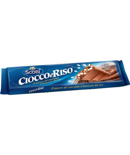 SCOTTI CIOCCORISO GR 100 BARRETTA CIOCCOLATO E RISO SO