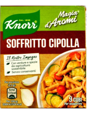 KNORR MAGIA DI AROMI SOFFRITTO CIPOLLA 9 CUBI G.90