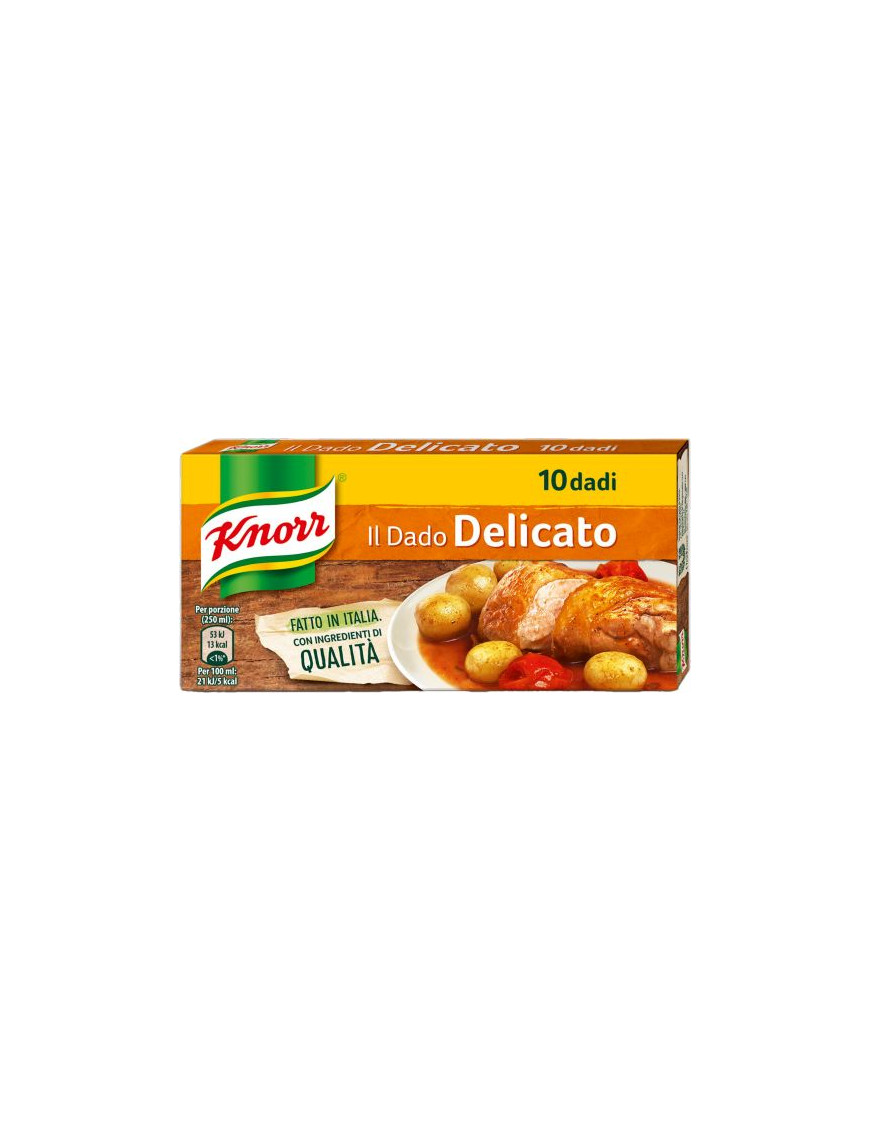 KNORR DADO DELICATO X10 G.100 TAVOLETTA