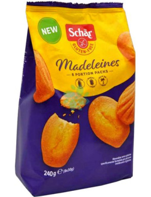 SCHAR MADELEINES GR 240 S/GLUTINE  8X40G