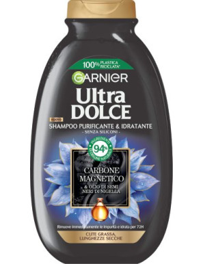 ULTRA DOLCE SHAMPOO ML.250 CARBONE PURIFICANTE&IDRATANTE 72H