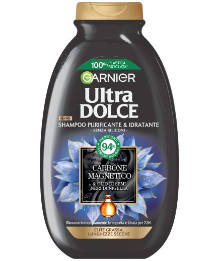 ULTRA DOLCE SHAMPOO ML.250 CARBONE PURIFICANTE&IDRATANTE 72H