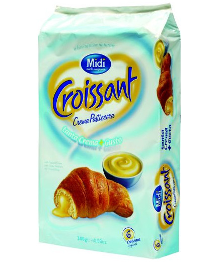 Midi Croissant Crema Pasticcera gr.300