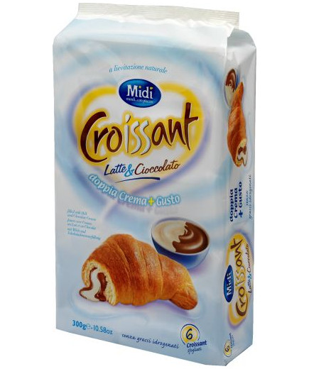 Midi Croissant Latte/Cioccolato X6 gr.300