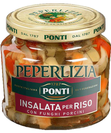 PONTI PEPERL.INSAL/RISO C/FUNGHI PORCINI G.350 V.V.