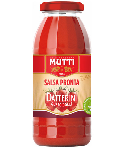 Mutti Salsa Pronta Di Pomodorini Datterini gr.300 Bottiglia