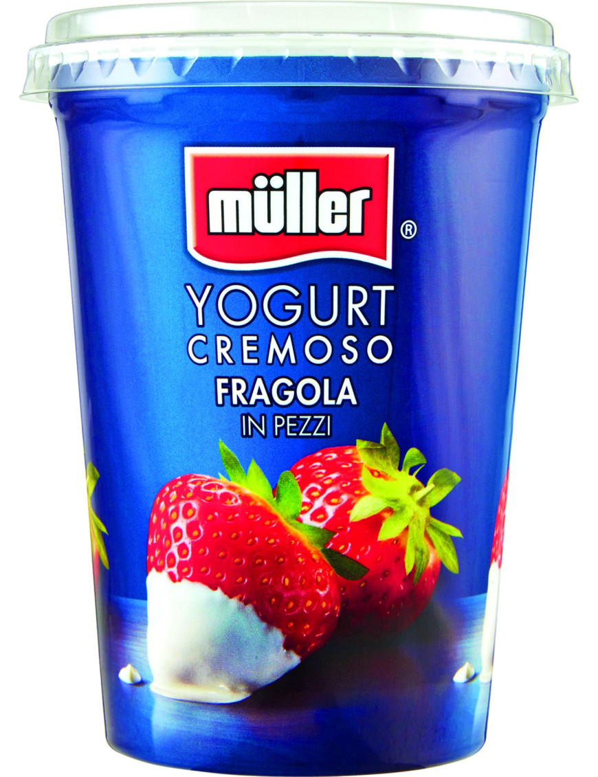 Muller Crema Yogurt Fragola gr.500