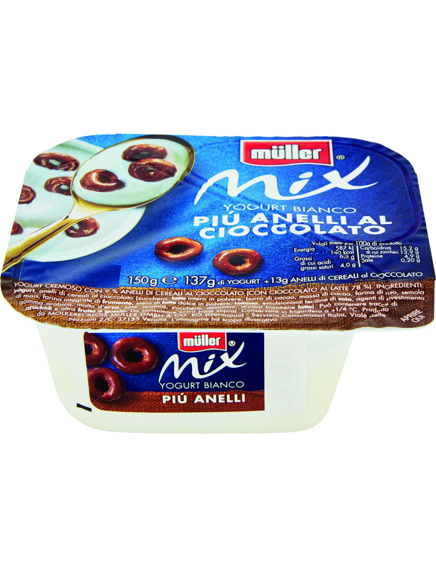 Muller Mix Con Anelli Di Cioccolato gr.150