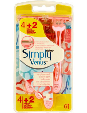 Gillette Simply 3 Venus 4+2