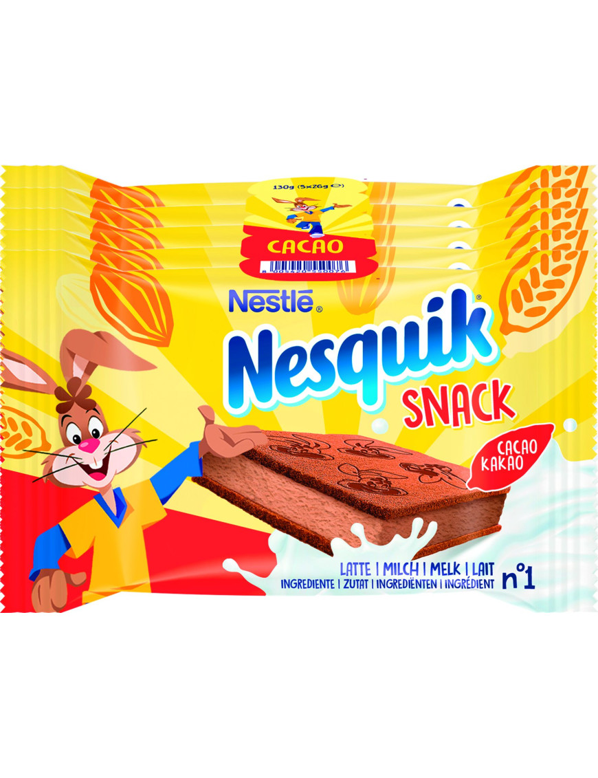 Nestlè Nesquik Snack Cacao X5 gr.130