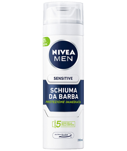 Nivea Schiuma Barba Sensitive ml.200