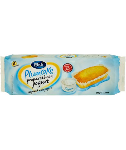 Midi Plumcake Yogurt gr.210  (6Pz) Vasch.