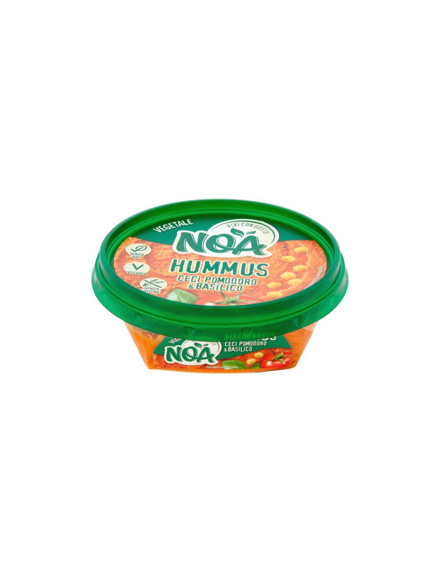 NOA HUMMUS CECI POMOMODORO EBASILICO G.175 OLIO DI OLIVA