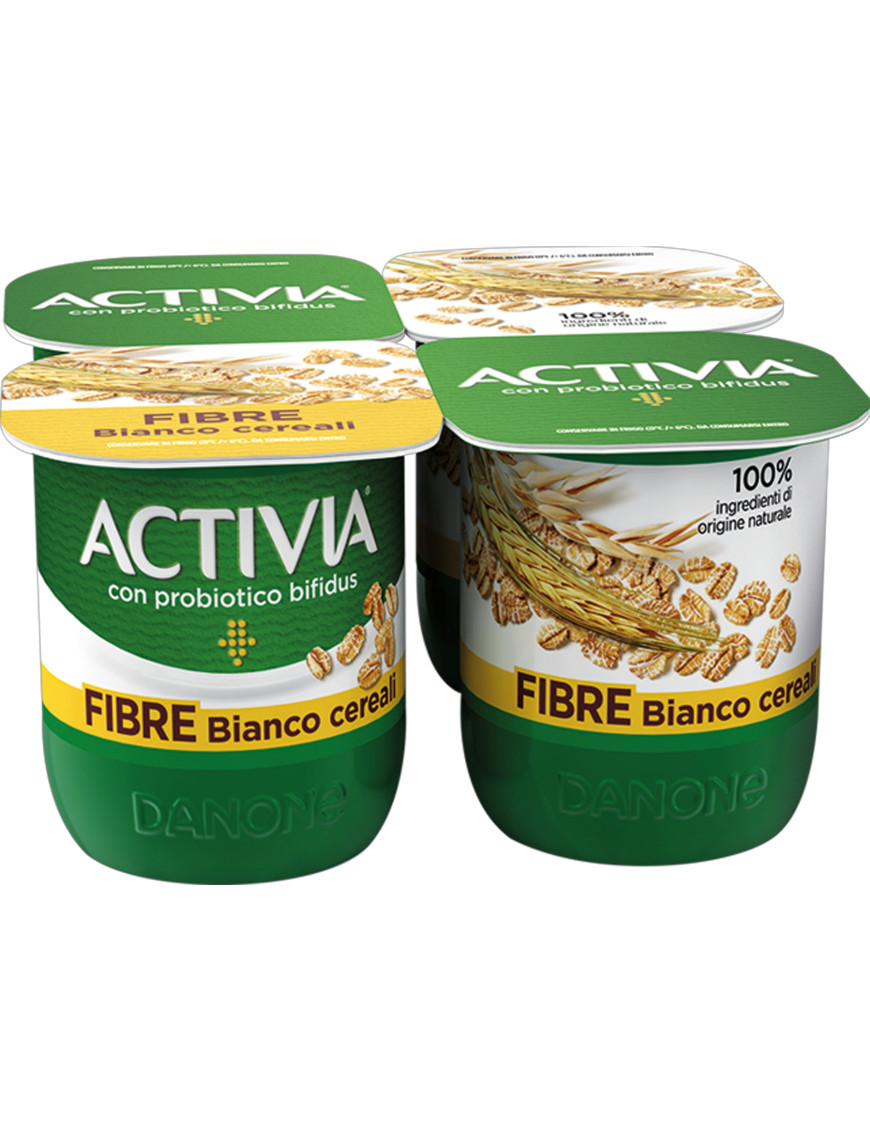 Danone Activia Fibre Bianco/Cereali gr.125x