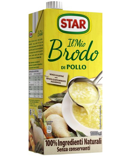 STAR BRODO PRONTO POLLO LT.1 BRICK  TAPPO A VITE