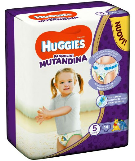 HUGGIES PANNOLINO MUTANDINA KG.12/17 X14PZ (5)