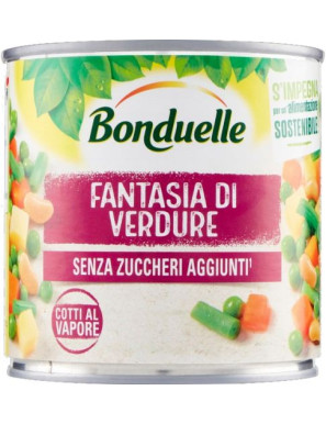 BONDUELLE FANTASIA DI VERDUREGR 310 LATTINA S/ZUCCHERI AGG.