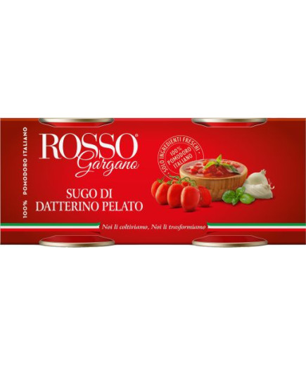 Rossogargano Sugo Fresco Di Datterino Pelato gr.230 X2