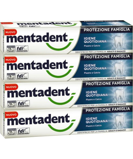 MENTADENT DENT.IGIENE QUOTIDIANA ML.75X4 (QUADRIPACCO)