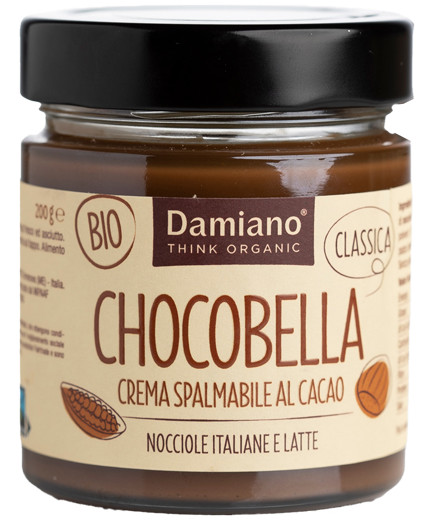 DAMIANO CHOCOBELLA CREMA CACAO CON LATTE E NOCCIOLA G.200