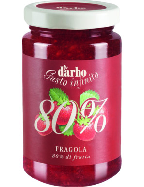 DARBO CREMA DI FRUTTA 80% FRAGOLA G.250