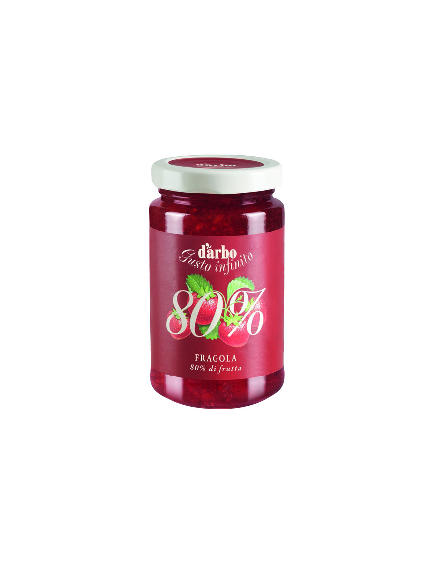 DARBO CREMA DI FRUTTA 80% FRAGOLA G.250