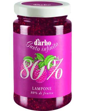 DARBO CREMA DI FRUTTA 80% LAMPONI G.250