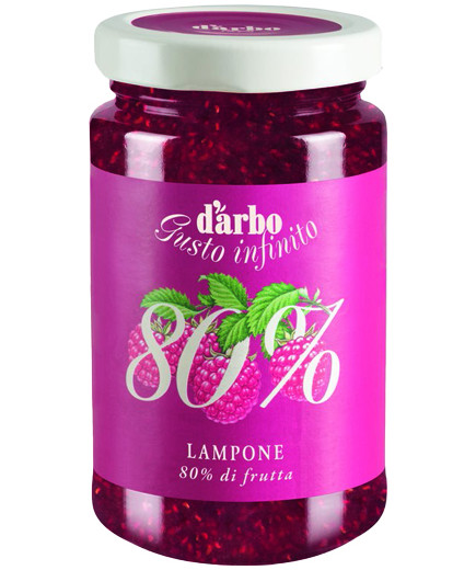 DARBO CREMA DI FRUTTA 80% LAMPONI G.250