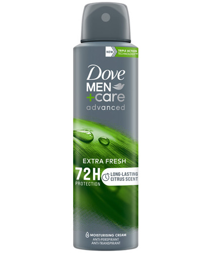 DOVE DEO SPRAY MEN ADVANCED CARE EXTRA FRESH ML.150