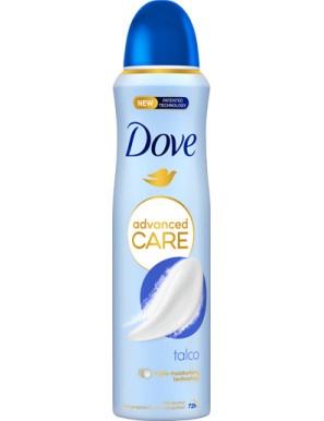 DOVE DEO SPRAY ADVANCED CARE TALCO ML.150