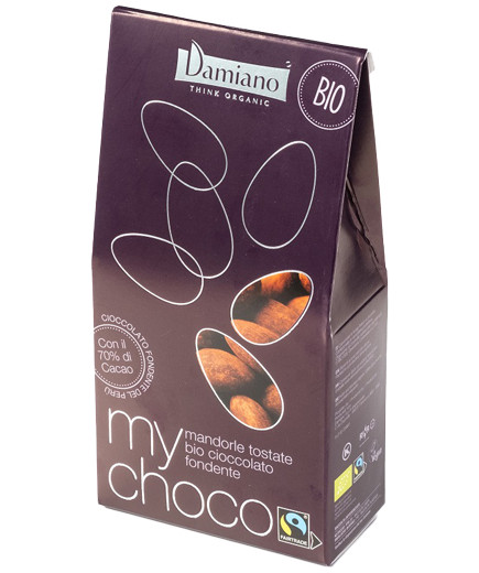 DAMIANO MY CHOCO MANDORLE AL CIOCCOLATO FONDENTE G.100