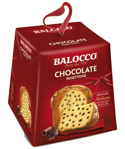 BALOCCO MINI PANETTONE C/GOCCE CIOCCOLATO G.100