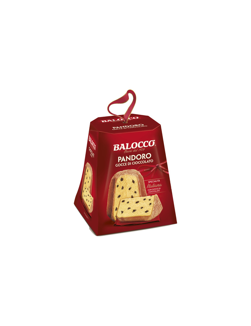 BALOCCO MINI PANDORO C/GOCCE CIOCCOLATO G.80