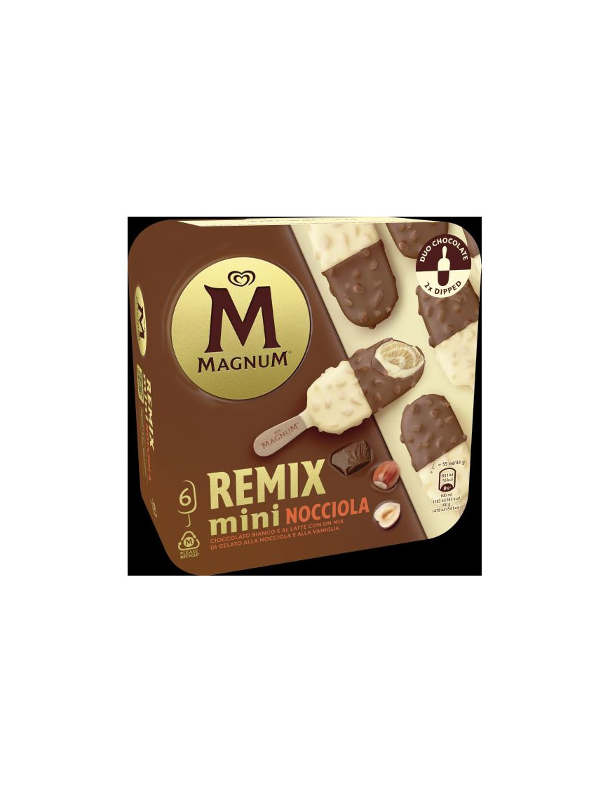 ALGIDA MAGNUM MINI REMIX NOCCIOLA X6 G.264