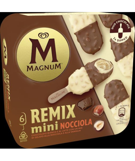 ALGIDA MAGNUM MINI REMIX NOCCIOLA X6 G.264