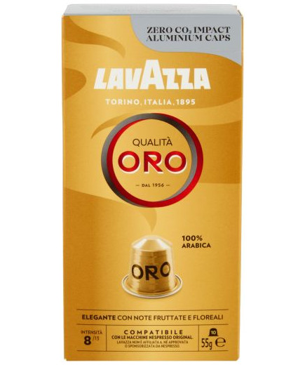 LAVAZZA QUALITA' ORO 10 CPS -COMP. NESPRESSO-