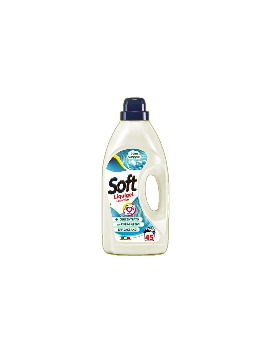 Soft Blue Oxigen Lavatrice Liquido 45 Lavaggi Classico lt.2,25