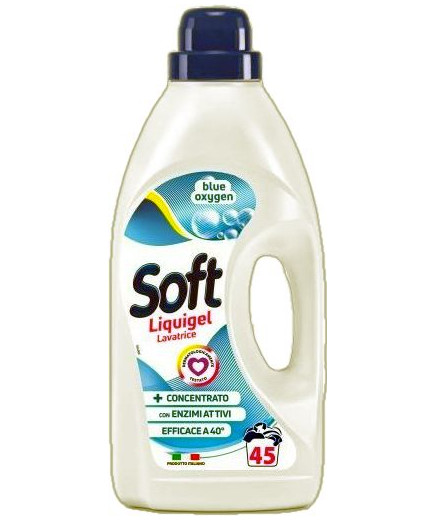 Soft Blue Oxigen Lavatrice Liquido 45 Lavaggi Classico lt.2,25